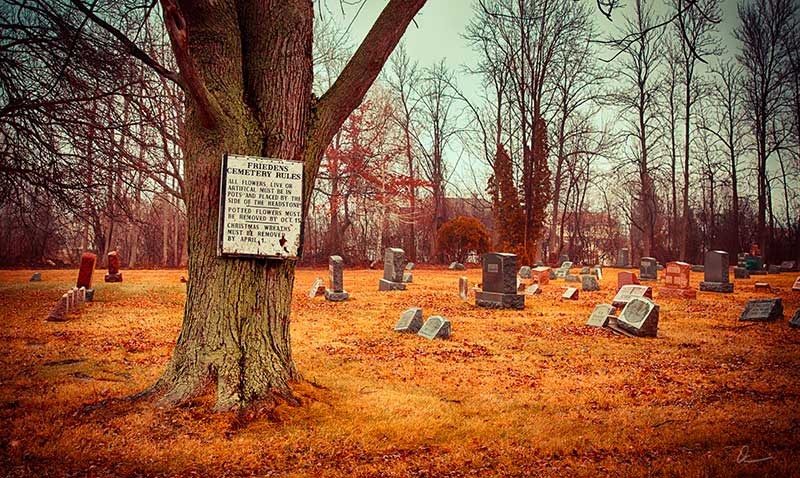 Friedens Cemetery Rules